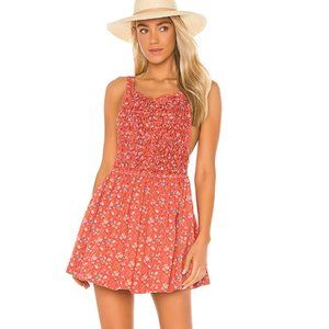 NWT: Free People - Petunia Mini Dress, womens spring summer floral fit and flare